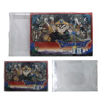 Box Chránič Pre Famicom Pre Nintendo Hry CIB Zákazku Jasné, Plastový kufrík