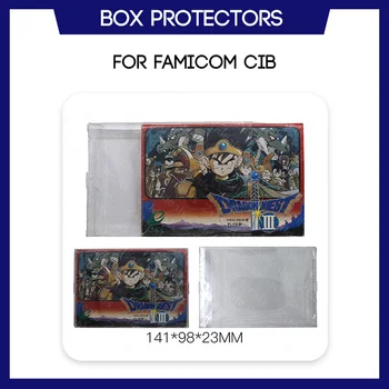 Box Chránič Pre Famicom Pre Nintendo Hry CIB Zákazku Jasné, Plastový kufrík