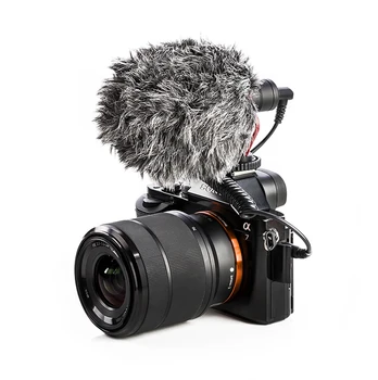 BOYA BY-MM1 Kompaktné On-foto-Video Mikrofón Mic pre Nikon Canon, Sony A7 Fotoaparátu DSLR/Smartphone/Videokamera/Tabliet Mac