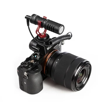 BOYA BY-MM1 Kompaktné On-foto-Video Mikrofón Mic pre Nikon Canon, Sony A7 Fotoaparátu DSLR/Smartphone/Videokamera/Tabliet Mac