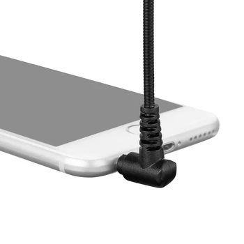 BOYA BY-UM4 mini Mikrofón Flexibilné 3,5 mm TRRS Plug-in Gooseneck Mikrofón pre iPhone iOS Android Smartphone, Notebook, POČÍTAČ,