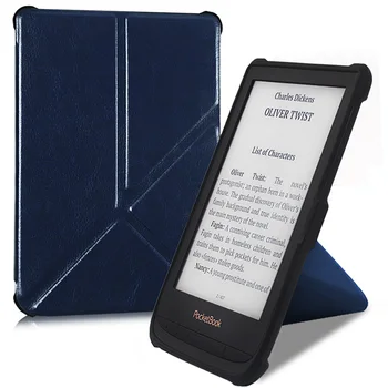 BOZHUORUI prípade Pocketbook 606/616/627/628/632/633 e-Knihy,Dotyk Lux 4/Základné Lux 2/Touch HD 3 Origami stojan PU Kožené Kryt