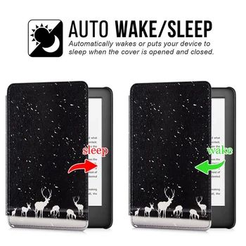 BOZHUORUI prípade pre Všetkých-nový Kindle 10. generácie 2019(Model J9G29R) - Handheld konzolu ochranný kryt s Auto Sleep/Wake