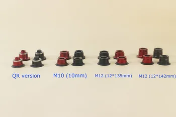 Bočné krytky pre Powerway M32 Zadný náboj QR M10 M12 X12 thru zakončenie PFH-M32 rovno vytiahnuť mtb bike hub adaptéry QR 10 mm 12 mm cez