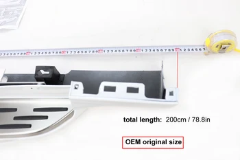Bočné lišty bočné krokom beží rada pre XC60 2017 2018 2019 2020, OE model, 7 druhov farieb, z ISO9001:2008 kvalita factory