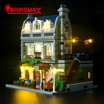 BriksMax Led Osvetlenie Držiak Pre 10243 Tvorca Expert Ulice Mesta Parížskej Reštaurácii