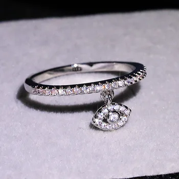 Brillian Zimné 2020 Nový kórejský Módne Geometrie Lady Zásnubný Prsteň Valentín Šperky Luxusný Darček Šperky KYRA01179