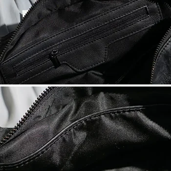Britský štýl retro móda malá čierna ručné cowhide taška, lady kožené rameno, kabelka, bežné pečivo ženy násobne Taška