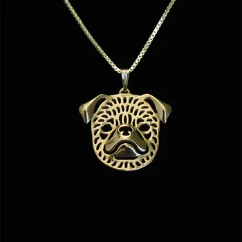 Brusel Griffon (hladký náter) prívesok a náhrdelník ženy, zlata, striebra, pozlátený náhrdelník mužov zvierat šperky