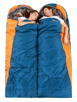 BSWolf Zimné outdoorové dospelých camping spací vak zahustiť obálky Studenej teplý obed bavlna spací vak môže byť zostrihané