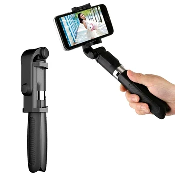 BT Selfie Stick Statív Prenosný Mini Rozšíriteľný Live Streaming Statív Pre 55mm-85mm Telefón Selfie Stick Statívy Dropshipping