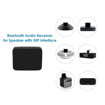 BT4877 30Pin Bluetooth 5.0 A2DP Hudba Prijímač Bezdrôtový Stereo Audio 30 Pin Adaptér Pre Bose SoundDock II/10/Prenosný Reproduktor