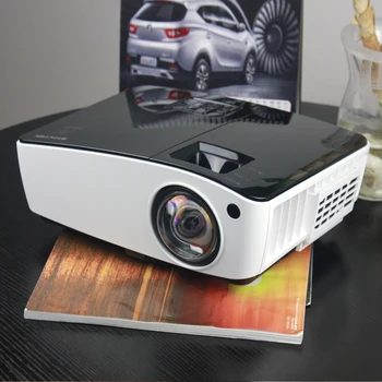 BYINTEK K5 Krátke Hodiť 4000ANSI Full HD 1080P Denné svetlo Zadné Video DLP 3D, spätný Projektor, Beamer Pre Kino Vzdelávania Podnikania