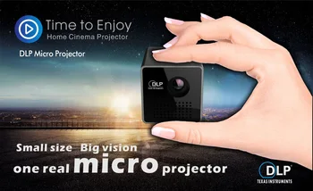 ByJoTeCH P1S Bezdrôtový Mobilný Projektor Podporu Miracast DLNA Vrecku Domov Filmový Projektor Proyector Beamer Batérie