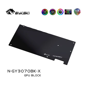 Bykski Watercooler Pre Galaxy/Gainward Geforce RTX 3070 OC VGA Karta S Zadnú Dosku Úplné Pokrytie Vodný Blok, N-GY3070BK-X