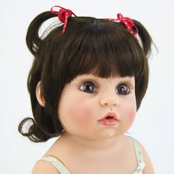 BZDOLL Exkluzívne 55 cm celého Tela Silikónové Vinyl Reborn Baby Doll Hračky Pre Dievčatá Jedinečný Novorodenca Bebe Nažive Deti Darček k Narodeninám
