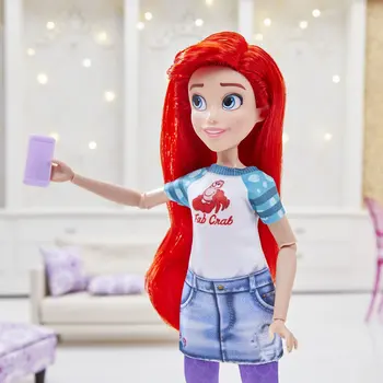 Bábika Princezná komfi Disney Ariel