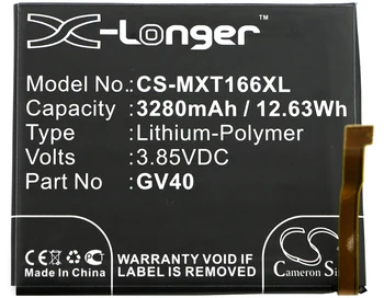 Cameron Čínsko 3280mAh Batérie GV40, SNN5968A pre Motorola Moto Z Droid Sily, Moto Z Sily, Moto Z Sily Droid, XT1650-02