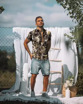 Camisa hawaiana de manga corta para hombre la moda de 2021 camisas de secado rápido de talla grande asiáticas. M-2XL informácie