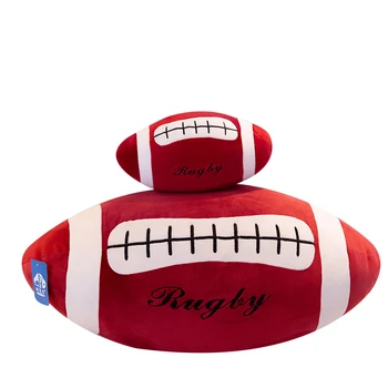Candice guo! roztomilé plyšové hračky emulational Rugby, Americký futbal mäkké, vypchaté vankúš vankúš chlapec narodeniny Vianočný darček 1pc