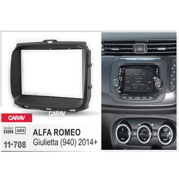 CARAV 11-708 autorádia Fascia Panel pre ALFA ROMEO Giulietta (940)+ Stereo Fascia Dash CD Výbava Installation Kit