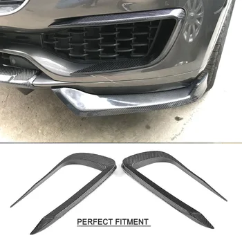 Carbon Fiber Auto Predný Nárazník Otvory Hmlové Svietidlo Výbava pre Maserati Levante 4 Dvere 2016 2017