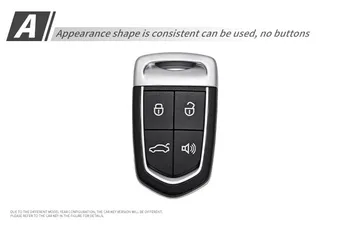 Carbon Fiber Vzoru Kľúča Vozidla Prípade, Borgward BX5 BX7 2017 2018 Inteligentné Diaľkové Ovládanie Tlačidlo Chránič Auto Príslušenstvo Keychain