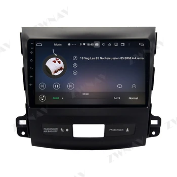 Carplay 128G Pre Mitsubishi Outlander 2007 2008 2009 2010 2011 2012 Android 10 Obrazovke Audio Rádio GPS Navi základnú Jednotku Auto Stereo