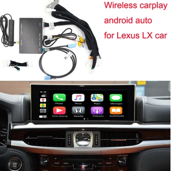 Carplay Bezdrôtový pre Lexus LX LX570 na roky-2020 Android Auto Airplay AutoLink Auto Play rozhranie