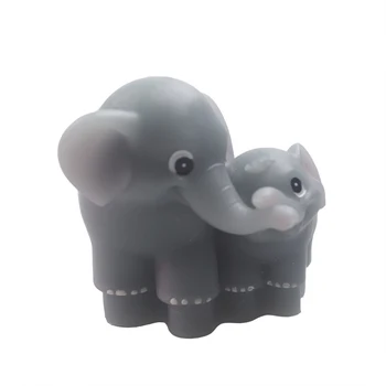 Cartoon Matka a syn slon silikónové mydlo formy Fondant Cake Zdobenie Sviečka Formy Silikónový Povrch Formy 2Unit/veľa