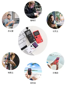 Caseboy 3D Gameboy Telefón puzdro Pre Samsung S10 Farebný Displej S 36 Video Hry puzdro Pre Iphone 11 Pro MAX X Xs Max 6 7