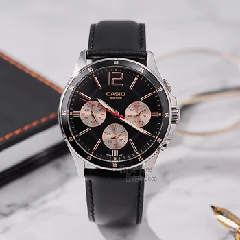 Casio hodinky náramkové mužov sledovať top značky luxusnú módu Business quartz hodinky relogio masculino MTP-1374L-1A2