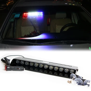 Castaleca 1X12LED Strobe Light Policajné Varovanie Flash Lampa Alarm Žiarovky pre zapaĺovač Pre 12V Vozidla