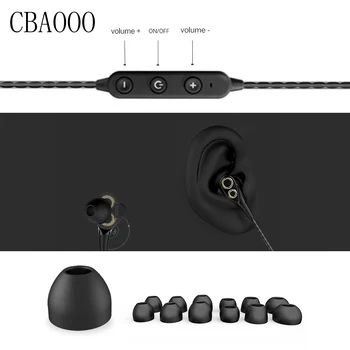 CBAOOO Bluetooth Slúchadlá Bezdrôtové Slúchadlá Športové Stereo Bass Bluetooth slúchadiel slúchadlá s mikrofónom a káblové slúchadlá