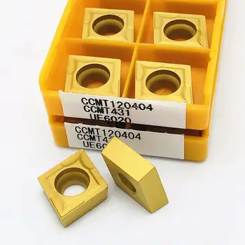 CCMT120404 CCMT120408 UE6020 US735 VP15TF CNC nerezová oceľ rezný nástroj karbidu vložiť CCMT 120408 kovov CNC sústruhu nástroj