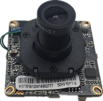 CCTV IP Kamera modul Hi3518E+H42 s Objektívom zamerané a IR-CUT 1.0 MP 720P 1280*720 IRC ONVIF P2P obojsmerné Audio CCTV