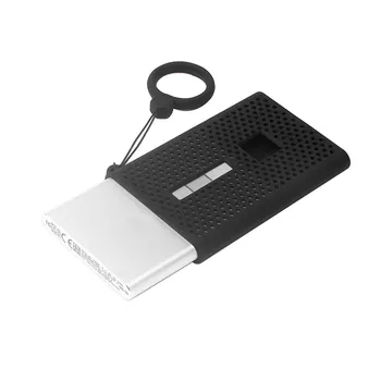 Cestovné puzdro pre Samsung T7 Dotyk Prenosné jednotky ssd (Solid State Disk SSD Silikónové Skladovanie Prípade, Anti-Scratch Ochranný Kryt Rukáv