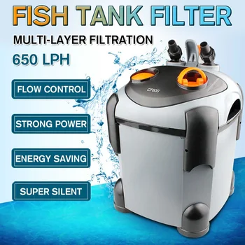 CF-600 9.3 W Filter Vedro Akvárium Externý Filter Filter 650L/H Koralový Útes akvárium Filtrácie domáce zvieratá, 220V-240V