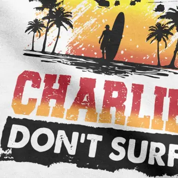 Charlie sa nemusíte Surfovať T Shirt Mužov 100 Bavlny Premium Novinka T-Shirt Kilgore Vietnam Surf Vrtuľník Tričko Krátky Rukáv Oblečenie