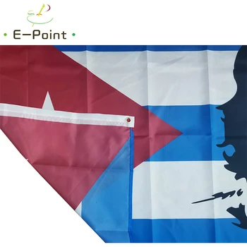 Che Guevara Kubánska Vlajka 2ft*3 ft (60*90 cm) 3 ft*5 ft (90*150 cm) Veľkosť Vianočné Dekorácie pre Domov Vlajky, Zástavy