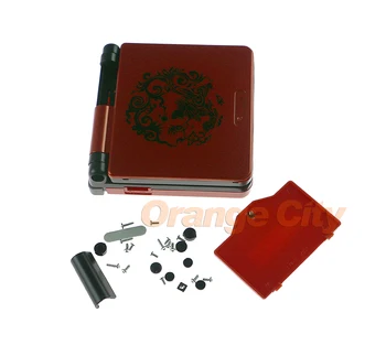ChengChengDianWan Červený Čínsky Drak Limited Edition Plné Bývanie púzdro pre Gameboy Advance GBA SP Prípade