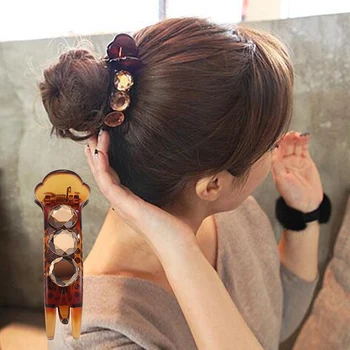 CHIMERA Crystal Akryl sponky do Vlasov Krab Módne Bling Vlasy Pazúr Rukoväte Svorka kórejský Vlasy Ornament pokrývku hlavy pre Ženy Dámy