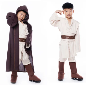 Chlapci Deluxe Film Wars Wars Jedi Bojovník Cosplay Kostým Anakin Skywalker Kostým Tunika Pre Deti Detský Chlapci Halloween Kostým