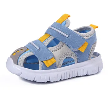 Chlapčenské Sandále Deti Sandále Uzavreté Prst Sandále pre Malé a Veľké Športové Deti Letné Topánky