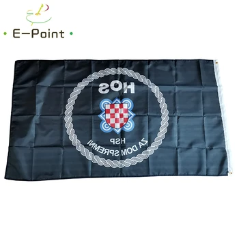 Chorvátskych ozbrojených Síl Vlajka Chorvátsko HOS Príznak 2*3 ft (60*90 cm) 3*5 ft (90*150 cm) Veľkosť Vianočné Dekorácie pre dom a Záhradu