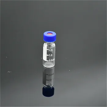 Chromatografia Ampulka 1,5 ml S 9mm Modrá Open-zavŕšená Spp Automatické Analyzovať Vzorky Fľaše Pre Chromatografiu Experiment 100 / PK
