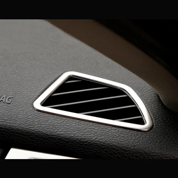 Chrome Auto-Styling Vnútornej Strane Palubnej dosky Air Vent Zásuvky rám, Kryt Výbava pre BMW X5 F15 X6 F16 E70 E71 Príslušenstvo