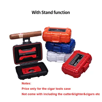 Cigary Tool Box, Multi-funkčné pre Cigár Ľahšie Cigaru Fréza Cestovné Prenosný Box (jediný prípad)CA-0017