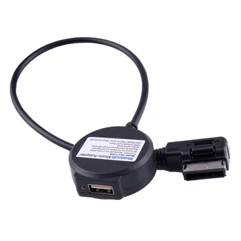 CITALL 5V Čierne Auto AUX Kábel Bluetooth MMI Music Adaptér Rádio, Media Interface USB MP3 25~50mA vhodné pre Mercedes-Benz