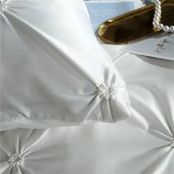 Claroom Luxusné Hodvábne Obliečky Nastaviť Kráľovná Cumlík posteľná bielizeň Nastaviť Kráľ Perinu Nastaviť UO01#